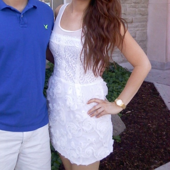 *HOST PICK* RACHEL by Rachel Roy Lace Florette Mini Dress - Picture 4 of 7